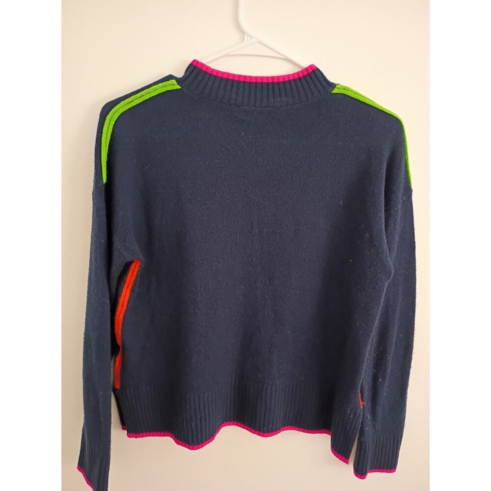 Vilagallo Women's Pink Crew Neck Sleeve Knit Pullover Sweater Small - Picture 2 of 6